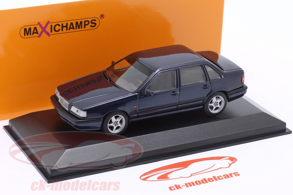 Modellino Auto MINICHAMPS 1/43 Volvo 850 Berlina 1994 - Blu Scuro Metallizzato - Edizione Limitata