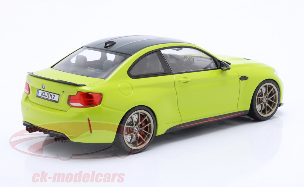Maquette BMW M2 CS 2020 Verte Minichamps 1/43 - Portes Et Capot Fixes, Neuve Avec Boîte (réf. 410021029)