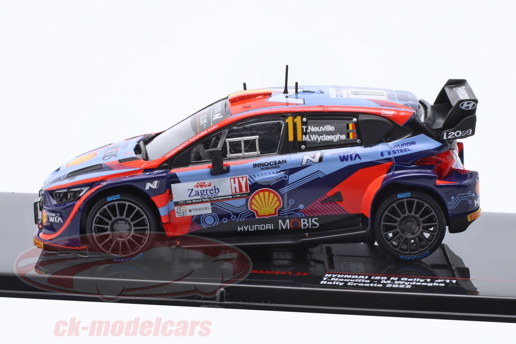 Ixo Model HYUNDAI i20 N.11 SAFARI RALLY 2022 NEUVILLE