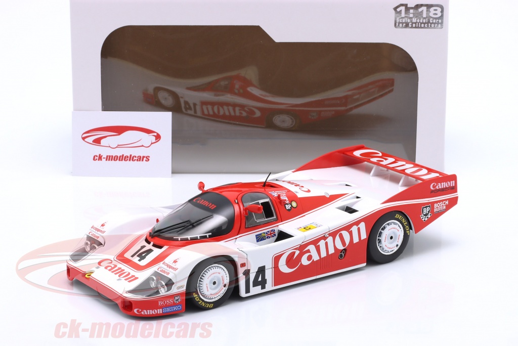 Solido 1:18 Porsche 956LH #14 | Detailgetreue Die-Cast Modellauto Le Mans 1983