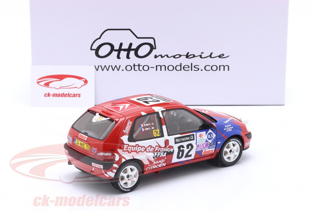 1/18 Citroën Saxo VTS 16V Jaune 2000 Otto Ottomobile OT893 Limited Ed. 2000ex