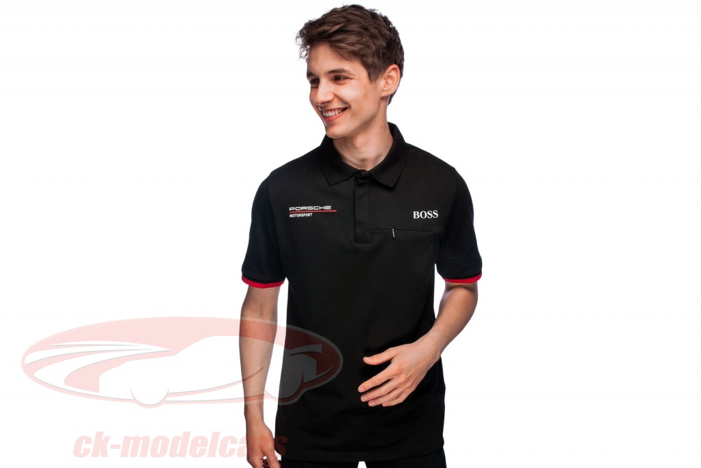 polo shirt Team Porsche Motorsport Collection black 701224877001 ...