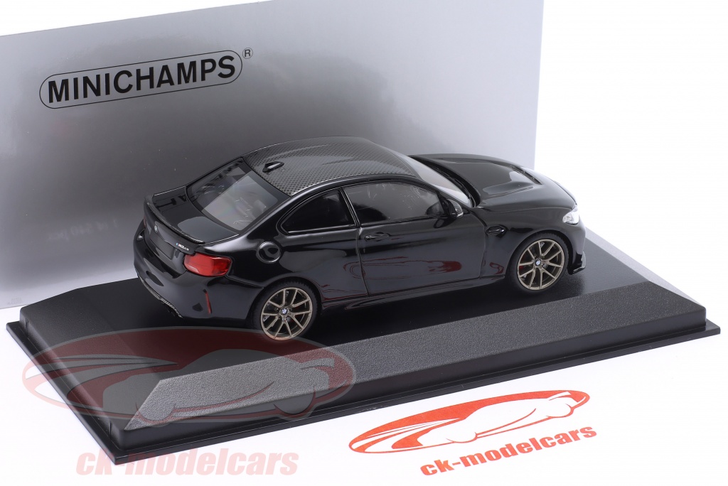 BMW M2 Cs F87 2020 Saphir Schwarz MINICHAMPS 410021024 1:43 Gold Räder