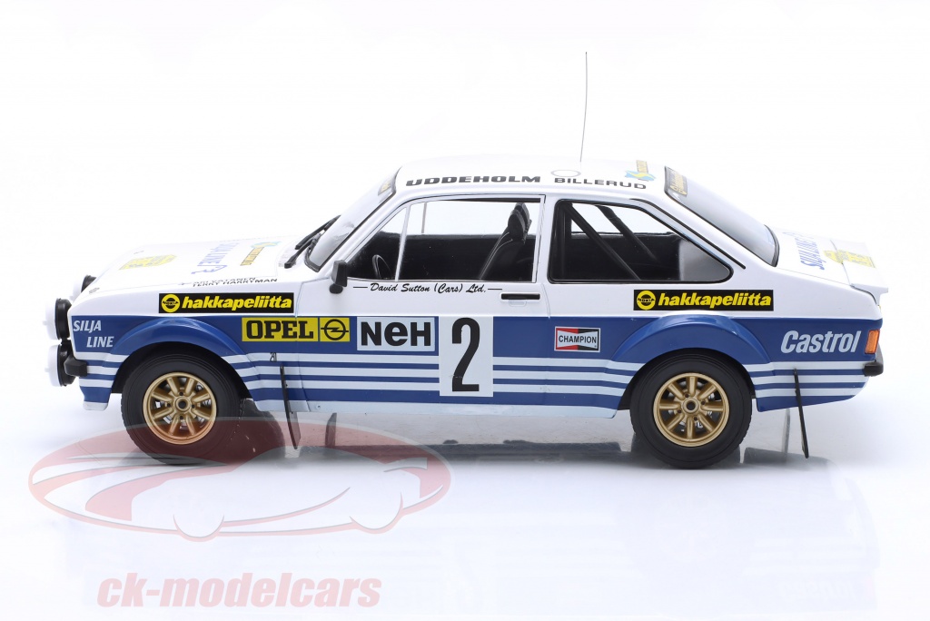 IXO Ford Escort MK II RS 1800 2 A. Vatanen Rally Sweden 1982 1 18 18rmc142lq 225827