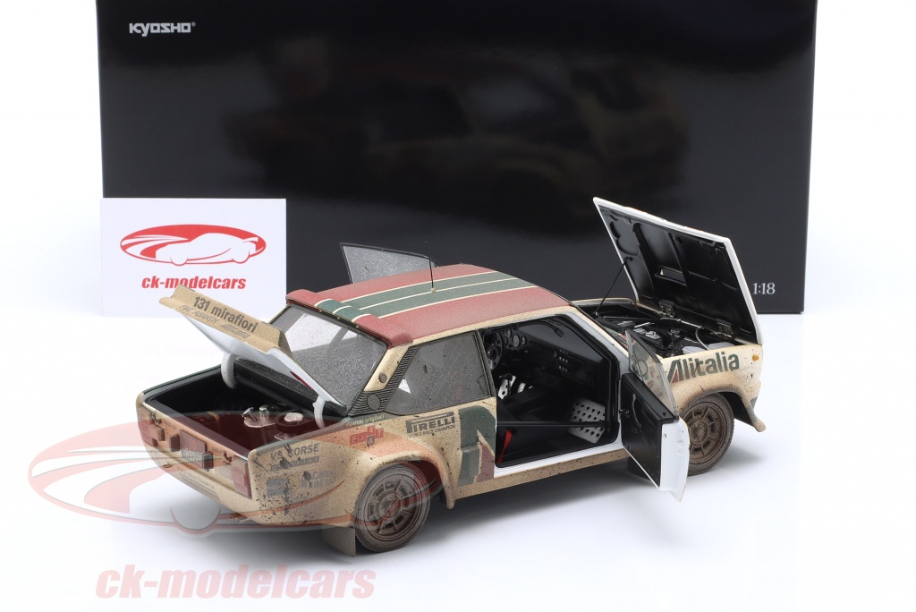 Kyosho 1/18 Fiat 131 abarth New Zélande 1977 no1
