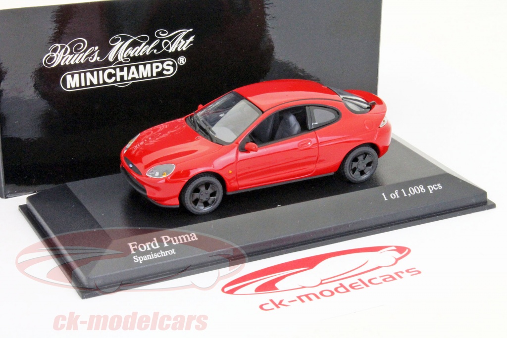 Ford KA 2009 (red) - döküm modeli - Minichamps 400088201