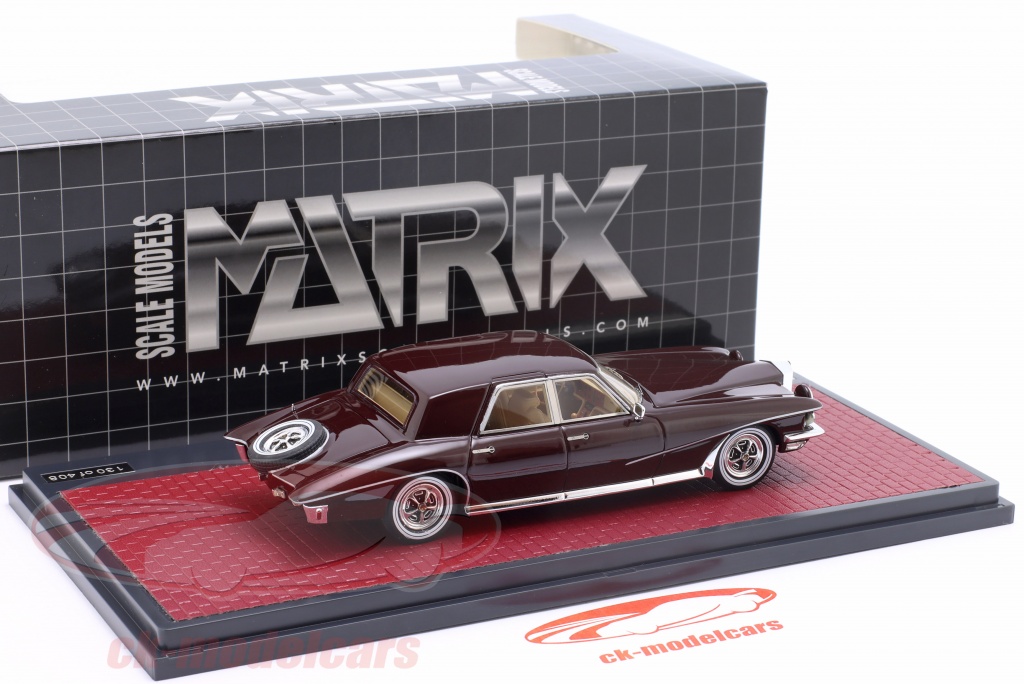 Miniature Neo 1/43 – Stutz SV 16 Berline 1933 Rouge Et Noire – À Restaurer