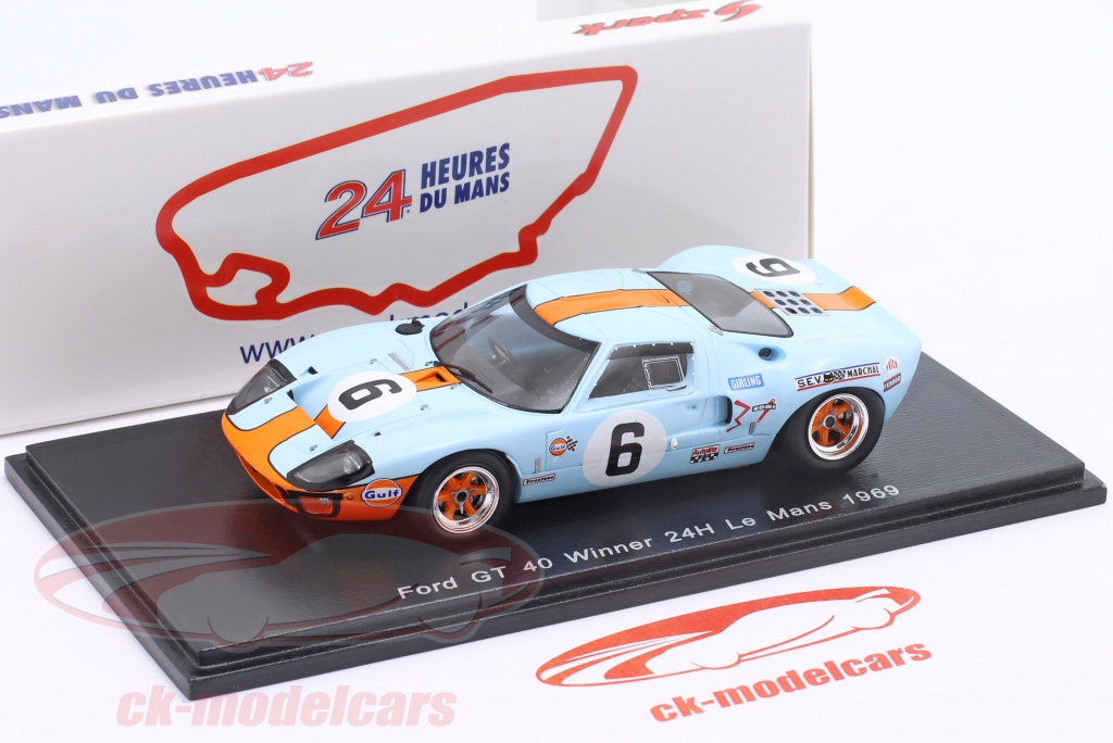 Spark 1:43 Ford GT40 Mk IV #2 4ème 24h LeMans 1967 McLaren, Donohue