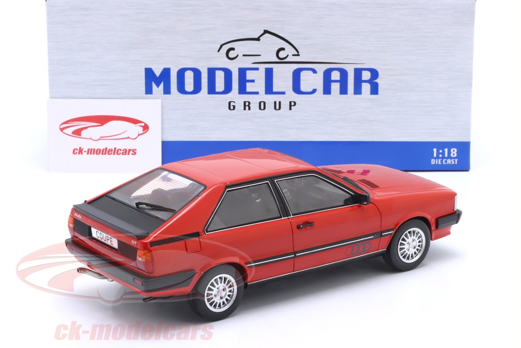 Modelcar Group 118 Audi Coupe GT Bouwjaar 1980 rood MCG18316 model
