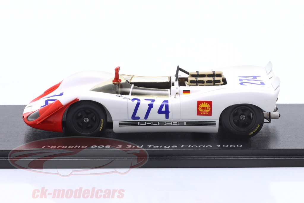 Porsche 910/8 Porsche System Engineering 6° Targa Florio 1967 - scale 1/43rd 1965-1969 24H LE MANS MOTORSPORTS
