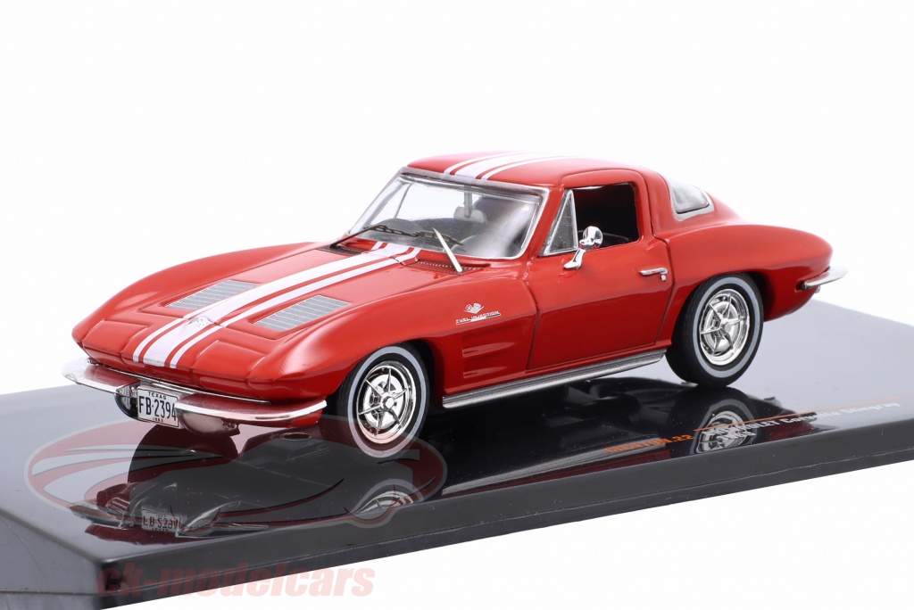 ixo-1-43-chevrolet-corvette-stingray-year-1963-red-white-clc479n22/