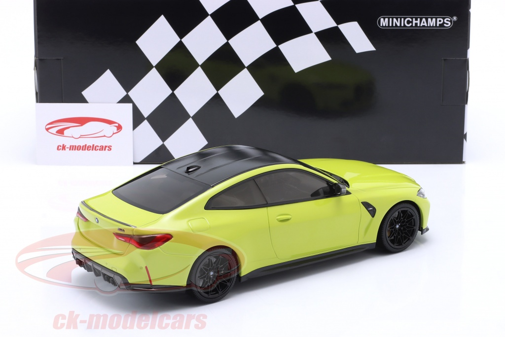 Minichamps 1:18 BMW M4 Coupe (G82) Baujahr 2020 Sao Paulo gelb 