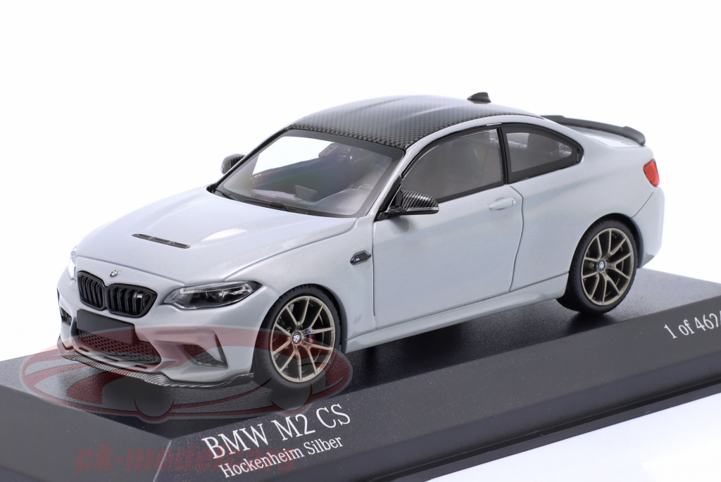 Minichamps 1:43 BMW M2 CS (F87) 2020 Hockenheim silver / golden 