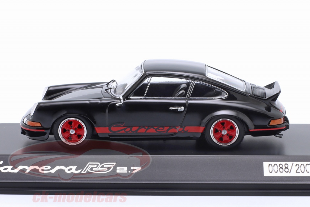 Miniature Scala 43 1/43 Porsche 911 Carrera RS 1973 Blanche/verte, Limitée 32/200