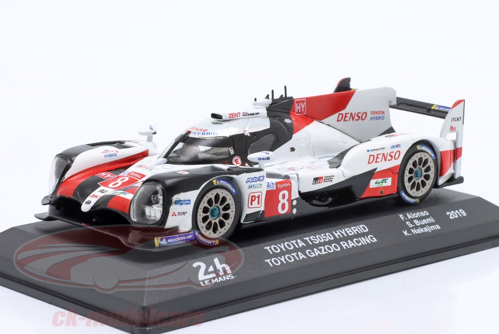 Altaya 143 Toyota TS050 Hybrid 8 gagnant 24h LeMans 2019 Alonso