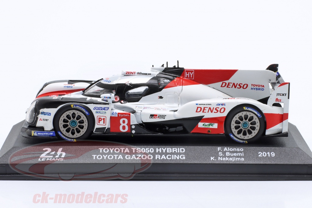 Altaya 143 Toyota TS050 Hybrid 8 gagnant 24h LeMans 2019 Alonso
