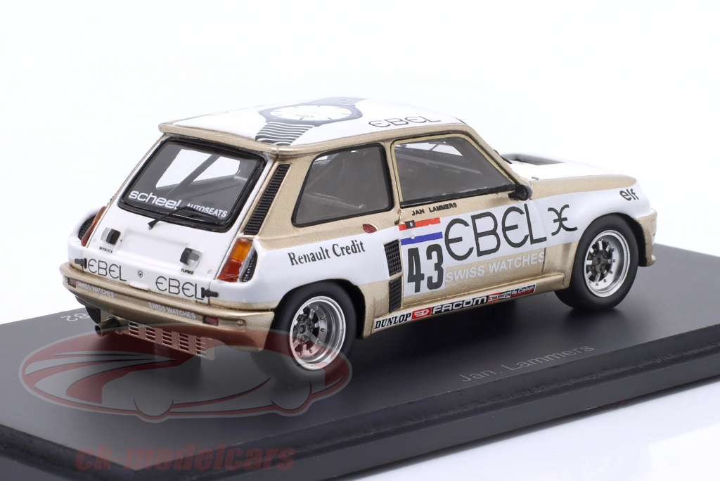 Spark S6023 RENAULT 5 Turbo N°43 Europa Cup 1982 Jan Lammers 1/43
