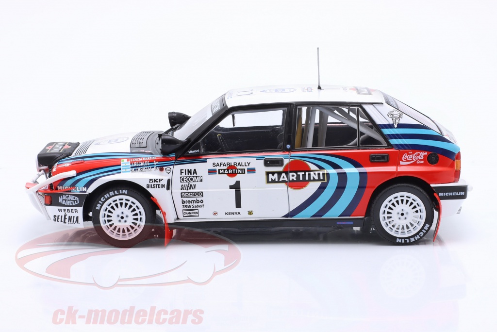 Die cast 1/18 Modellino Auto Lancia Delta Int. 16V Rally Safari 1990 A. Fiorio - Dak Mantova sas
