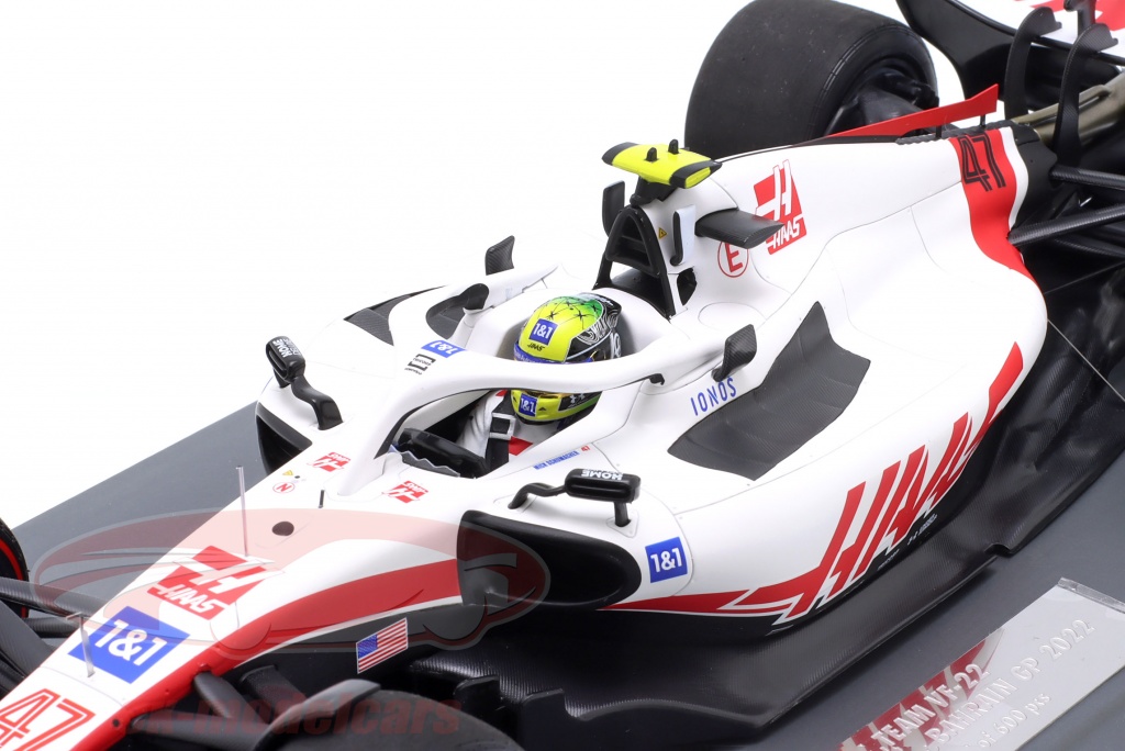Miniature Haas F1 Team VF-22 Mick Schumacher #47 - GP Brésil 2022, Minichamps 1/18