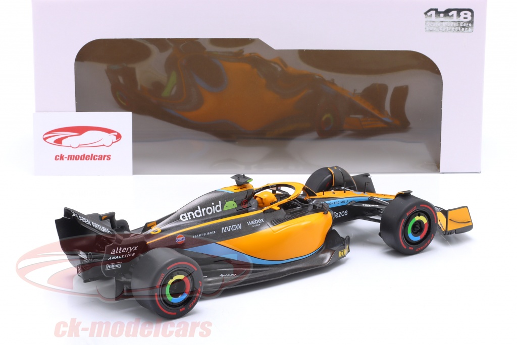 Miniature F1 McLaren MCL36 Daniel Ricciardo GP Australie 2022 - édition Limitée 1:43 - En Résine - 222 Exemplaires - 4