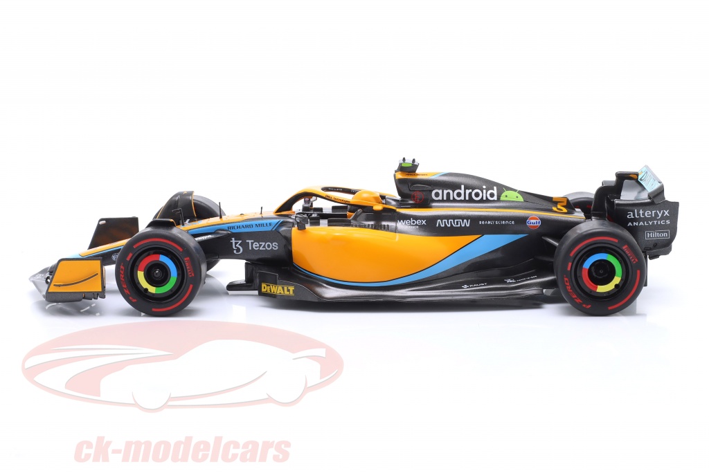 Miniature F1 Solido McLaren MCL36 #4 Lando Norris - GP Emilia Romagna 2022 - 1/18