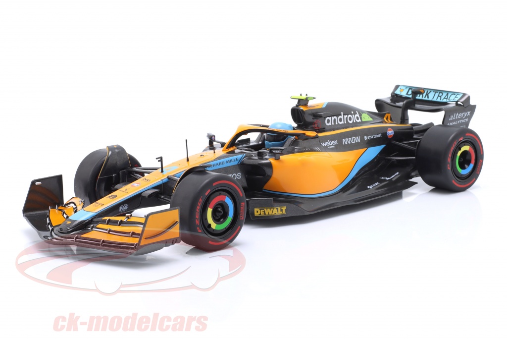 1:18 Solido Mclaren MCL36 Norris Emilia Romagna Gp 2022 Orange/Noir/Bleu