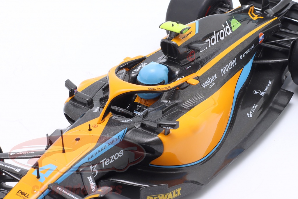 Solido 1:18 - 1 - Coche De Carreras A Escala - McLaren MCL36 #4 Lando Norris 3e Emilia Romagna Gp Formule 1 2022