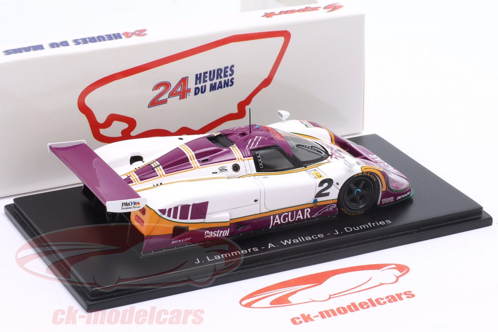 Spark S4716 Jaguar XJR9 #22 – 4ème Le Mans 1988 – Échelle 1/43 – Résine