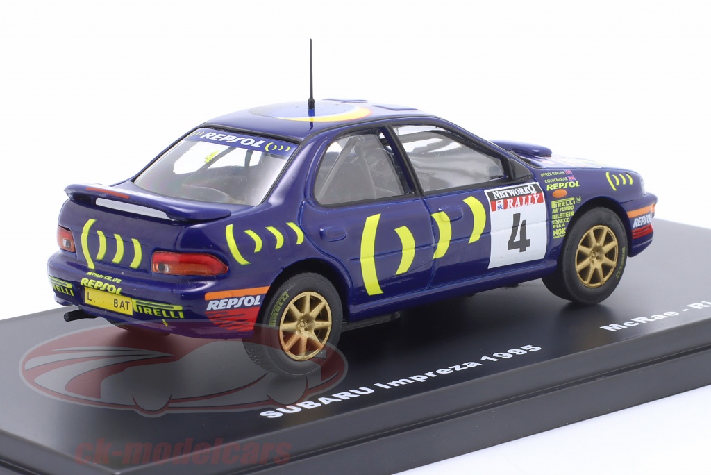 SUBARU IMPREZA Č.4 TOUR DE CORSE 1995 C.McRAE - D.RINGER