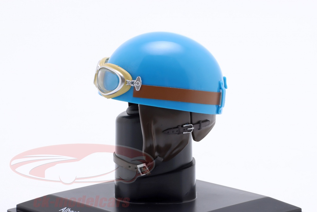 Miniature Casque Alberto Ascari Ferrari 1953 - Échelle 1:5 - Vitrine En Méthacrylate - Neuf - Centauria
