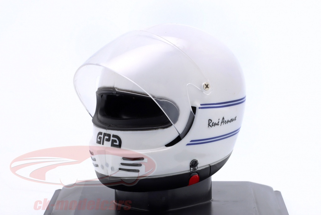 Casque De Pilote Ferrari René Arnoux (1983) - Échelle 1:5 - Modèle Spark - Neuf