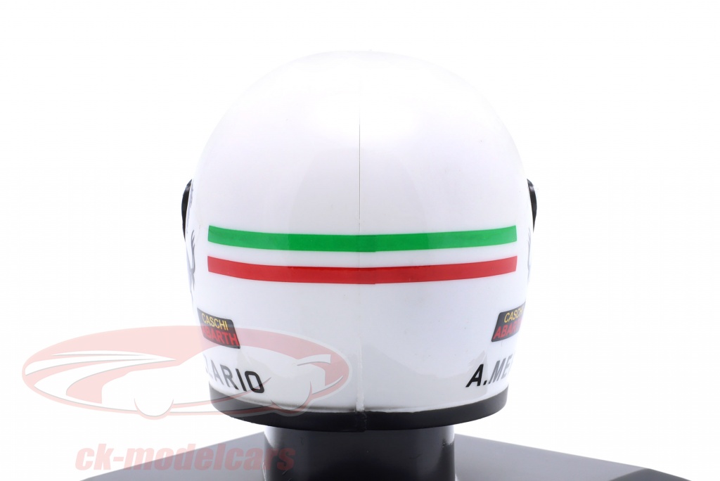 Casque F1 Arturo Merzario Ferrari 1973 échelle 1:5 Centauria - Vitrine Méthacrylate