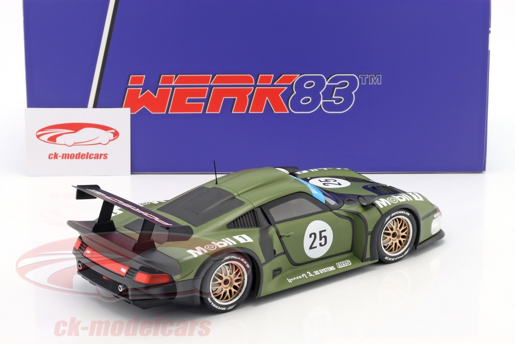 Werk83 1:18 Porsche 911 GT1 #25 Prequalifying 24h LeMans 1996 