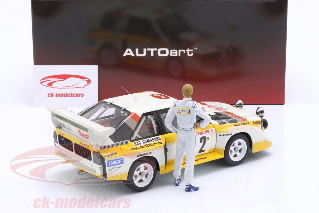 Audi Quattro S1 n.2 4th Monte-Carlo éjszakai verzió 1986 W. Rohrl - C