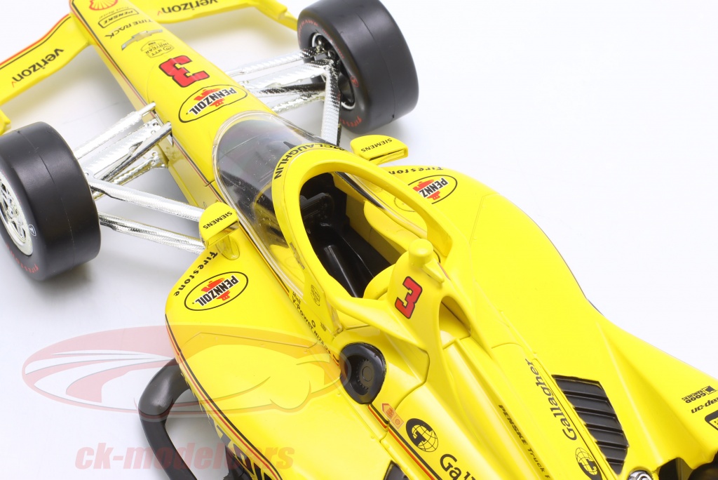 GREENLIGHT - Voiture de course N°3 - INDYCAR scoot McLaughlin - 1/18