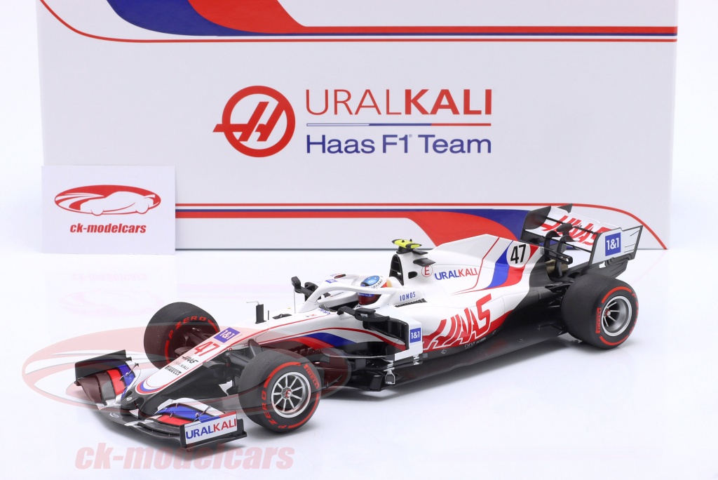 Minichamps 1:18 Mick Schumacher Haas VF-20 #50 FP1 Abu Dhabi GP formule 1 2020 110201750 modèle