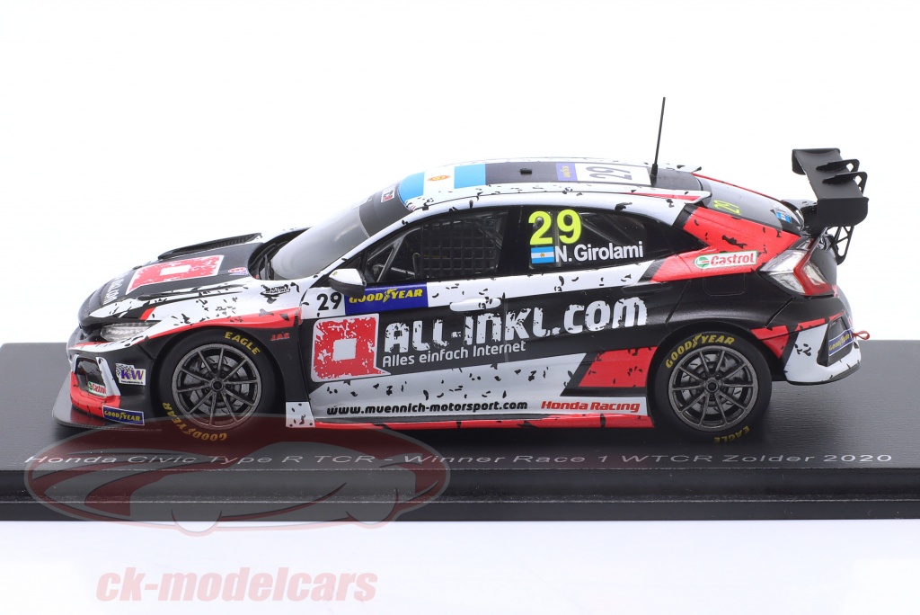 Honda Civic Type R TCR 9 3ème Race 2 WTCR Nuburgring 2020 Attila Tassi Spark S8964