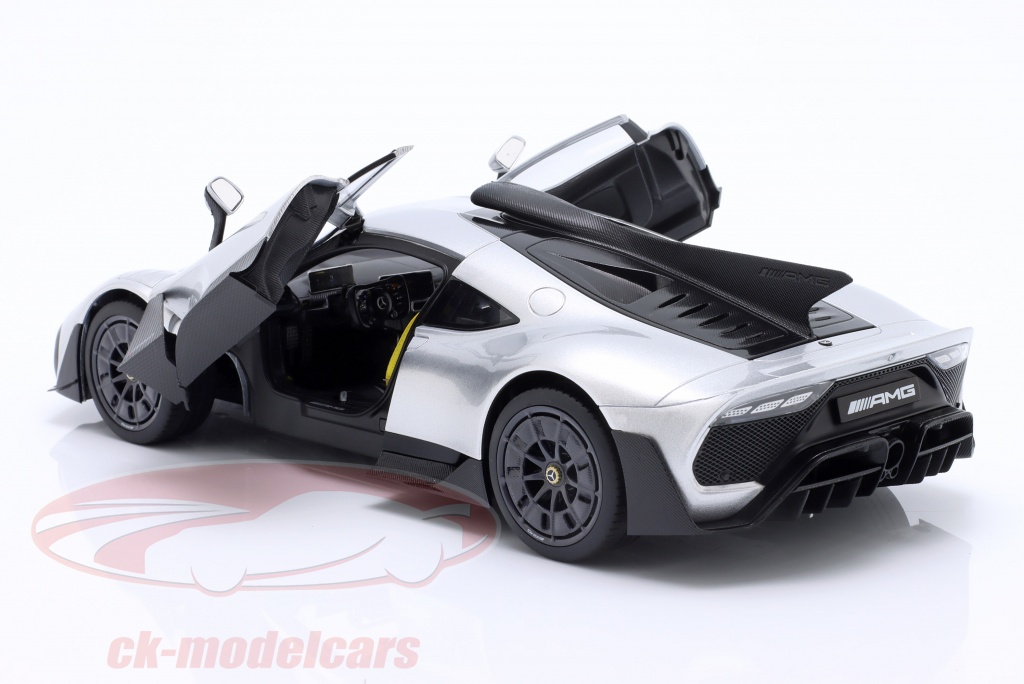 Modèle Réduit 1:18 Mercedes-AMG ONE (C298) 2022 - Hightech Silver - NZG B66961043