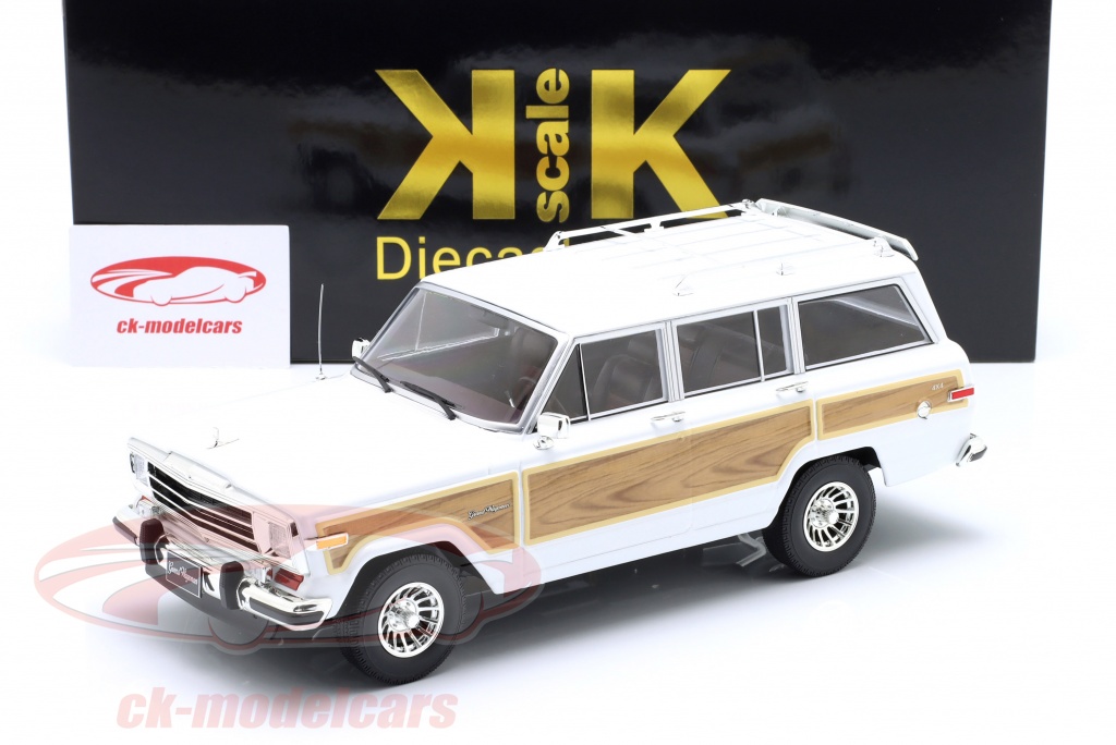 KK Scale 1:18 Jeep Grand Wagoneer Noir 1989 - Modèle Miniature Métal - Échelle 1/18