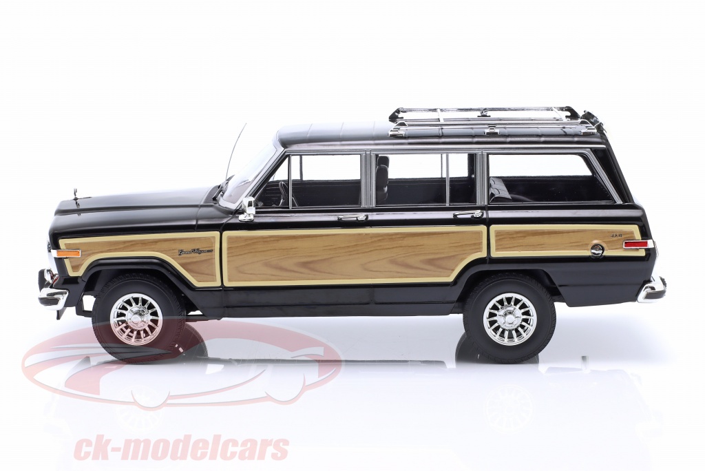 Modèle Réduit Jeep Grand Wagoneer 1989 - Échelle 1:18, Bleu Métallisé, KK Scale - Boîte Neuve