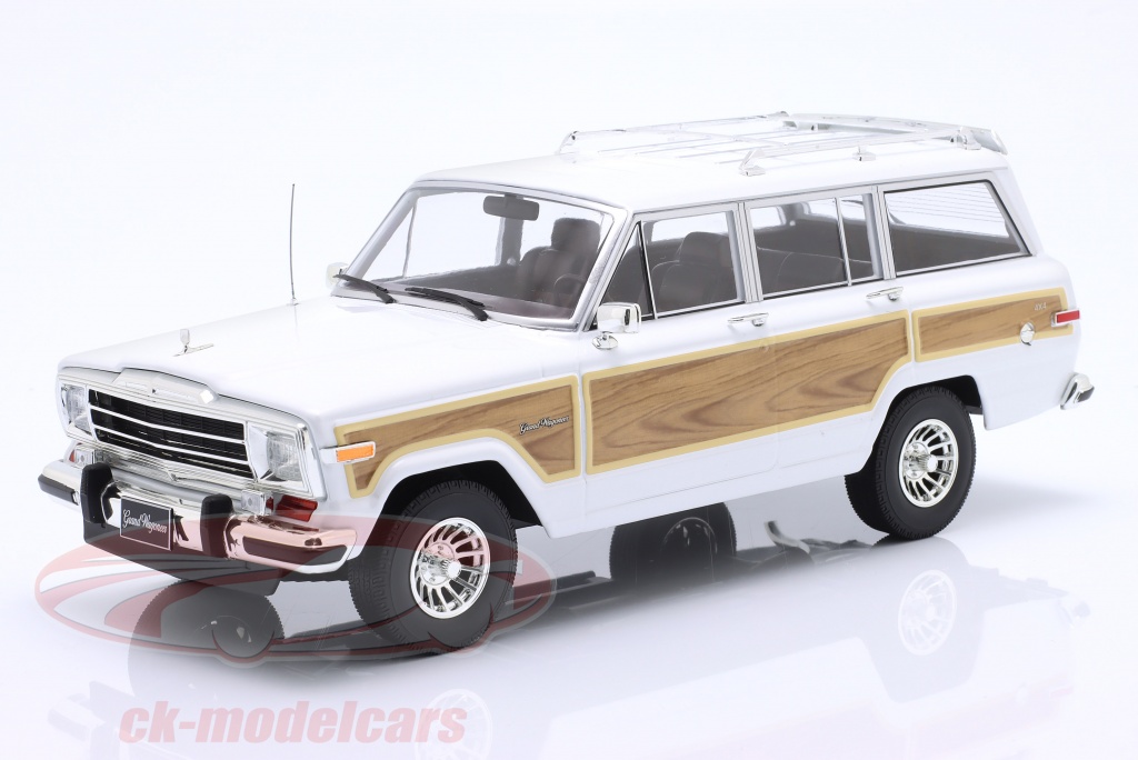 KK Scale 1/18 Jeep Grand Wagoneer 1989 - Modèle Miniature Métal Noir - Collection