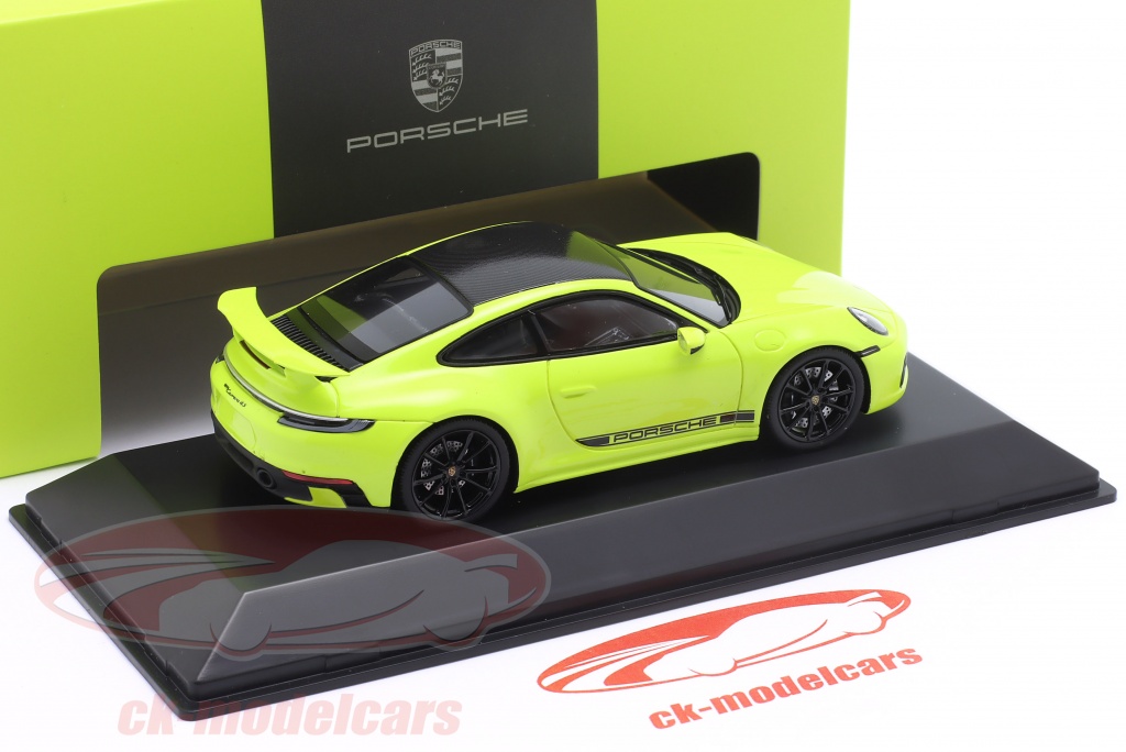 Miniature PORSCHE 911 CARRERA RS 1973 VERT/NOIR 1/18
