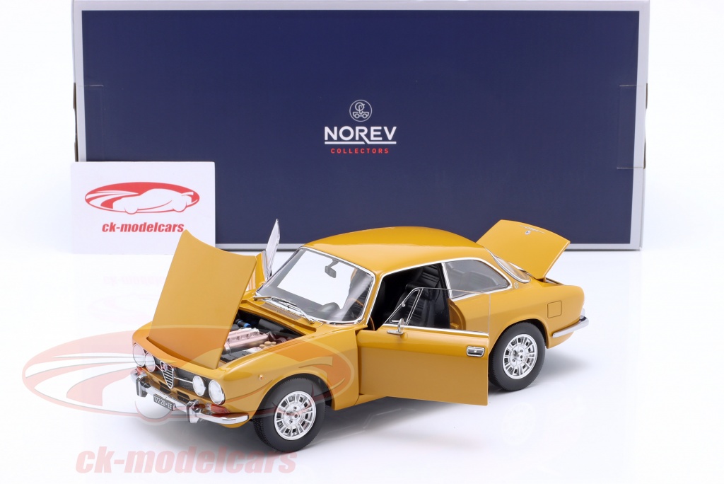 Freemont Modellino NOREV NV187910 ALFA ROMEO 1750 GTV 1970 YELLOW