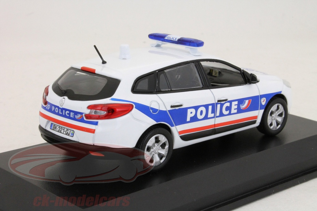 Renault Megane Sport Tourer 2022 Police Nationale CRS – Modèle Réduit 1:43 En Zamak, Dès 14 Ans