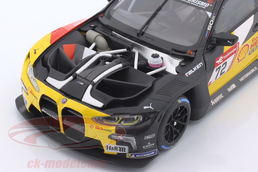 MINICHAMPS 1/18 BMW M4 GT3 De Présentation N°1, Modèle Noir – MNC155212000, Neuf
