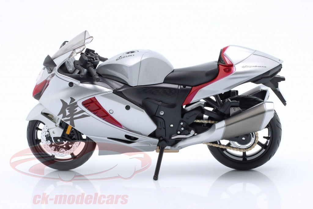Modellino Suzuki Hayabusa 1/12 Maisto – Pressofuso Argento Metallizzato Anno 2022