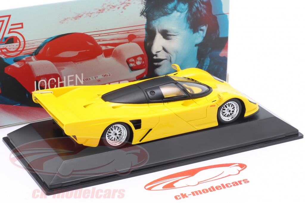 Maxichamps 1/43 – Porsche Dauer 962 GT Jaune De 1994 (Neuf)