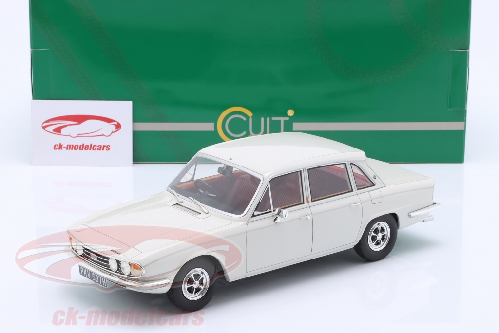 Miniature Cult Models Triumph 2500 1969 - 1/18 - Blanche - Neuve En Boîte