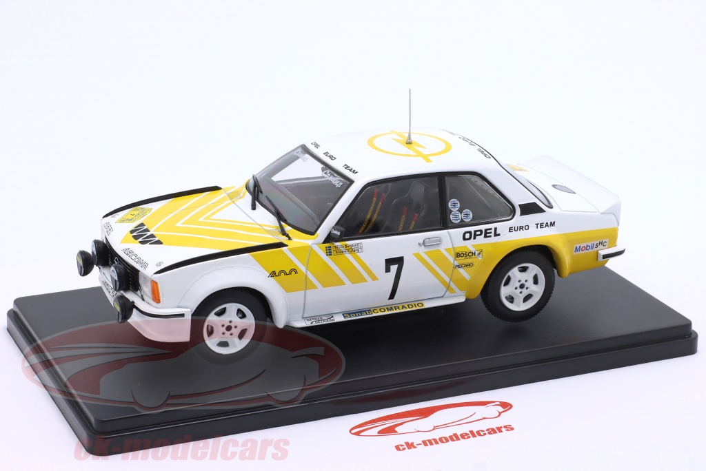Modèle Réduit 1/24 : Opel Ascona 400 De Kullang - Rallye Sweden 1980 - Marque Altaya/IXO - Occasion