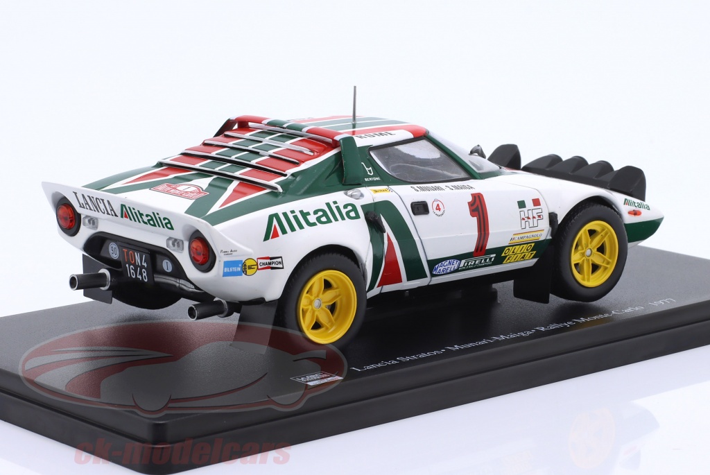 Adesivi Per Modellismo 1/12 Lancia Stratos, Decalcomanie Munari Rally Monte Carlo 1977, WRC
